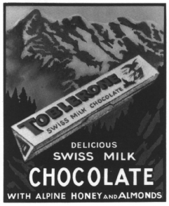 Toblerone, as Swiss as the Matterhorn